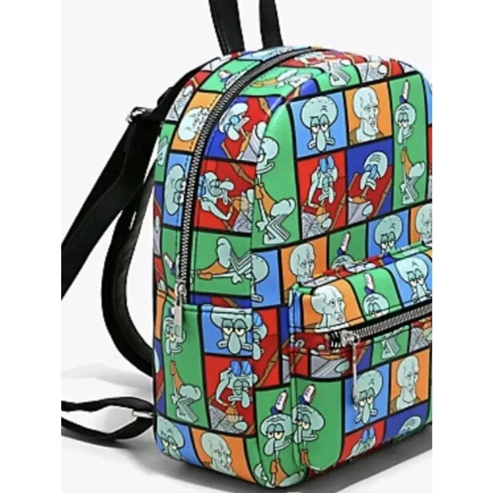 SPONGEBOB SQUAREPANTS SQUIDWARD MEME MINI BACKPACK New